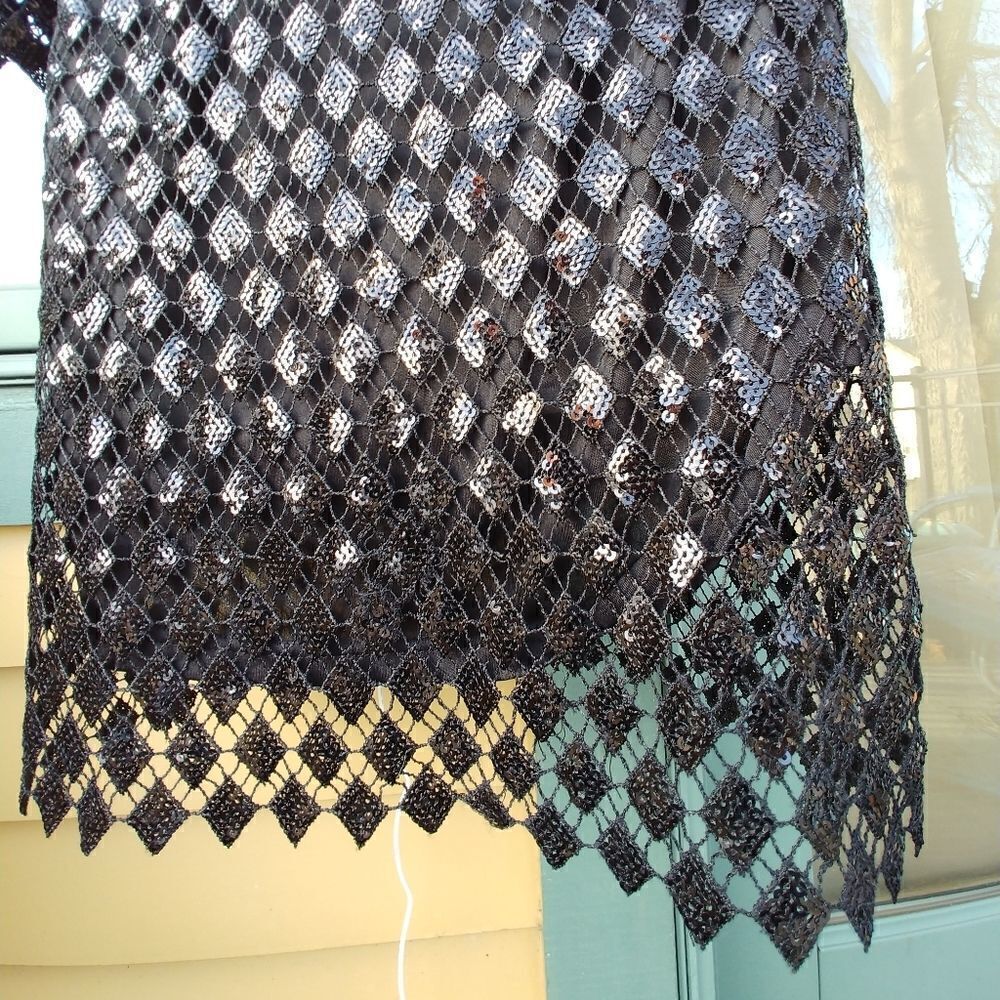 Ark & Co. Sequined Black Party Dress - Picture 5 of 8